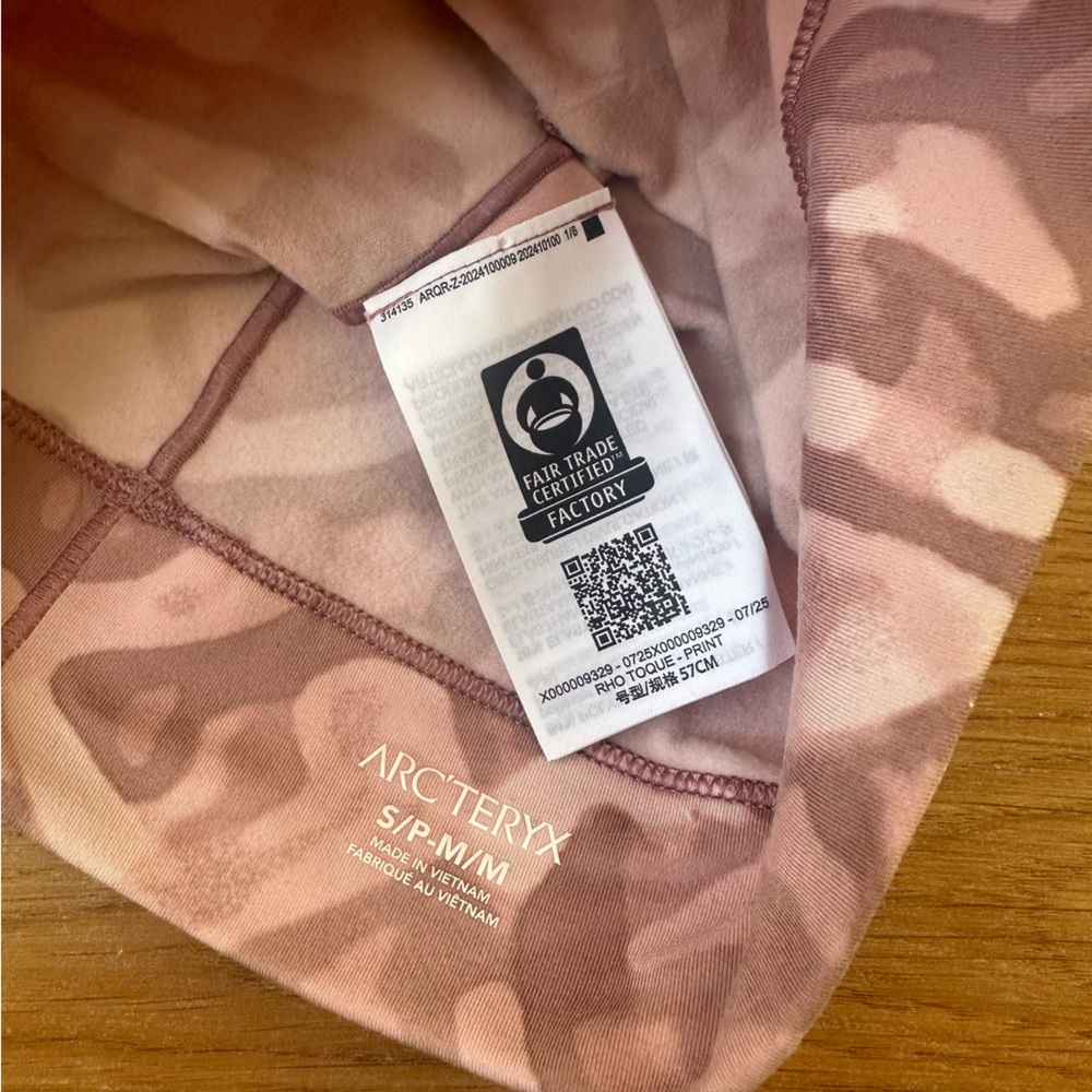 Arc’teryx Rho Toque Bliss Grottoflage S/M or L/XL - Picture 10 of 11